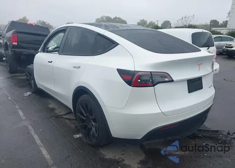 2020 Tesla Model Y Long Range Dual Motor All-Wheel Drive из США, поврежденный, VIN 5YJYGDEE7LF017958
